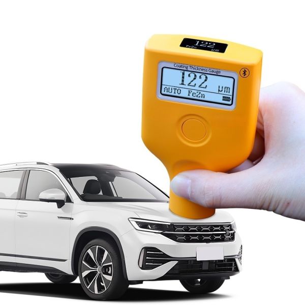 86236 Dual Screen Bluetooth Car Paint Meter with Three-Color Backlight for