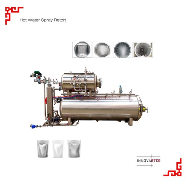 Rotary Retort for Thick Porridge and Condensed Milk Advanced Automatic Operation