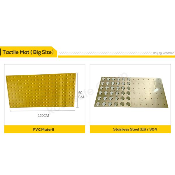 35mm Around Stainless Steel 304 316 Tactile Studs Tactile Walking Surface Indicators 35*5mm Paving