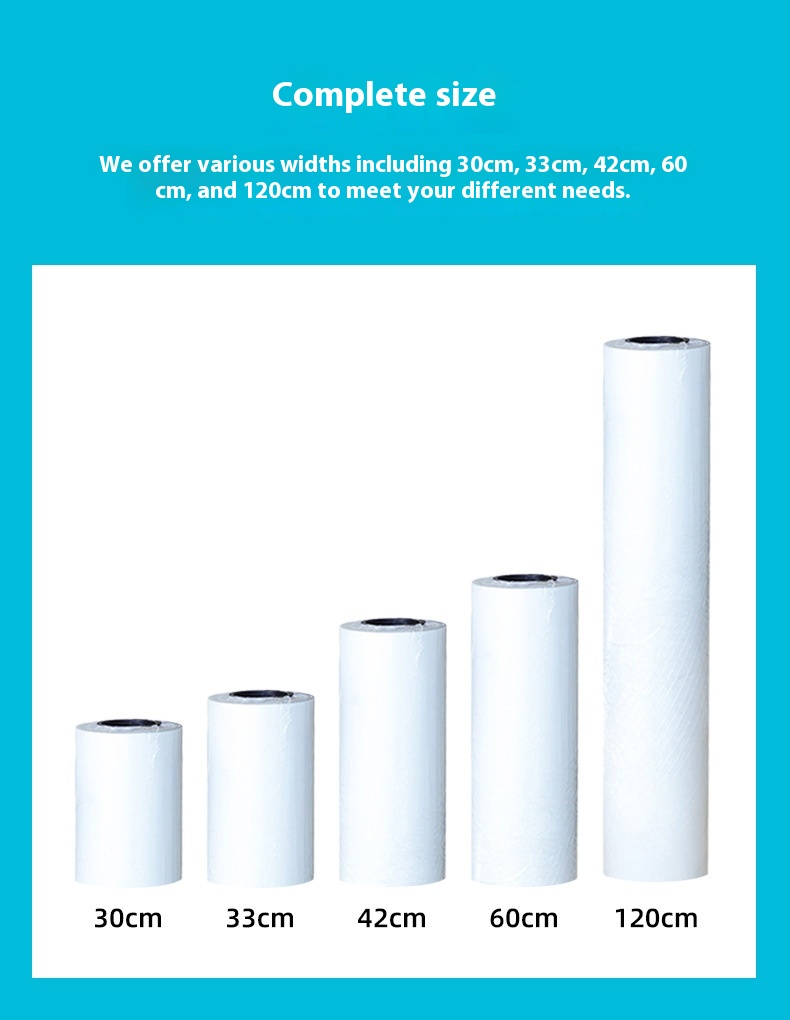 30cm 60cm High Temperature PET Heat Transfer Printing Film Paper Cold Hot Tear White Ink