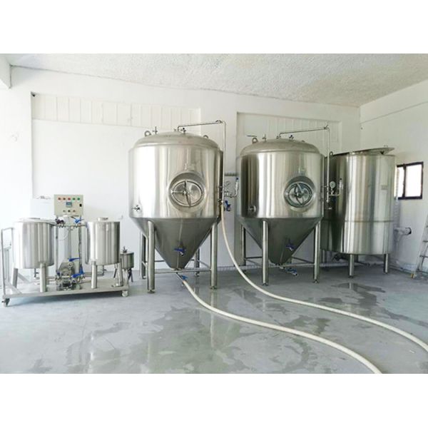 200L Pub Hotel 2 Vessel System Craft Beer Brewing Equipment Long - Life