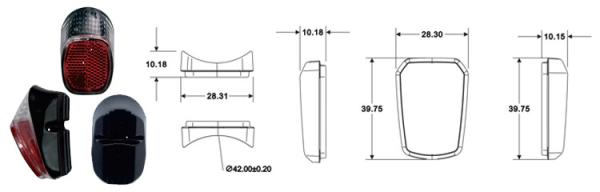 Custom Reflex Reflector Mountain Bicycles