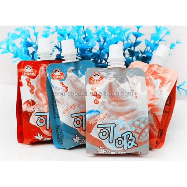 Customizable Glossy Matte Liquid Spout Pouch For Food Packaging Wholesale