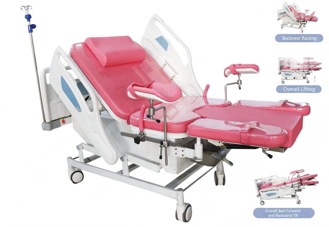 DS-I Electric Labor-Delivery-Recovery Bed with Multi-Position Birthing Support Integrated Design