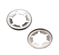 Prueba de fiabilidad M3 M5 M6 304 de acero inoxidable Dentador interno Star Lock Lavadora de zinc acabado