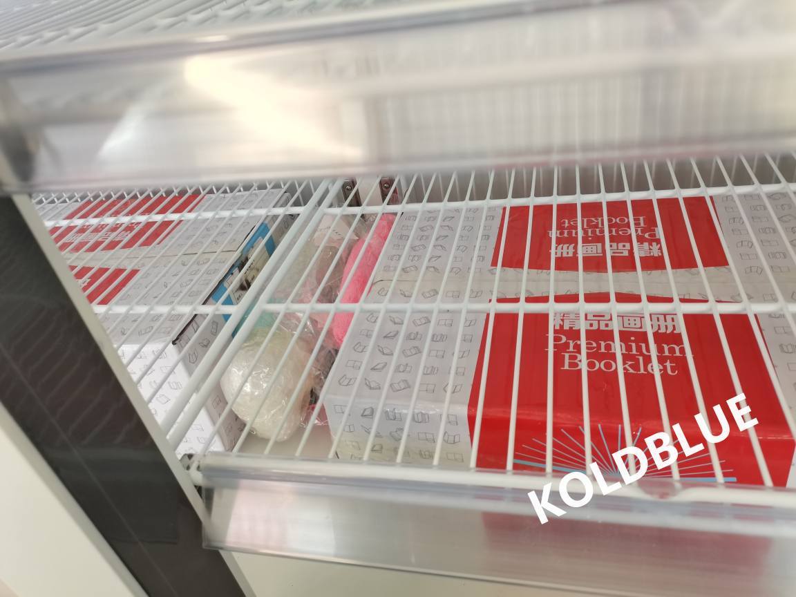 R290 Eco Refrigerant Display Freezer With Customizable Cabinet And Top Light Box