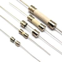 fusível lento do sopro 3AG de 6.3x32mm/30 ampères fusível cerâmico de 250 volts com ligações de fio