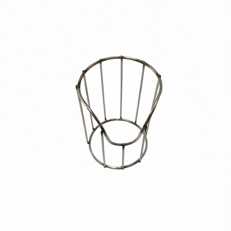 Powder Coated Metal Wire Organizer Basket Multi Purpose Storage Container For Office Industrial