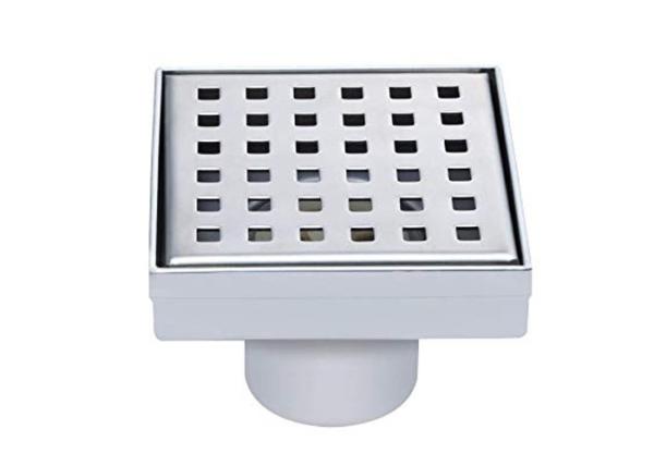 Anti Mosquito Square Floor Drain Cover , Deodorization Shower Drain Grate