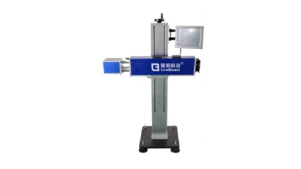 Full Automatically Portable Fiber Laser Marking Machine On Wood , Fruits Fast Speed