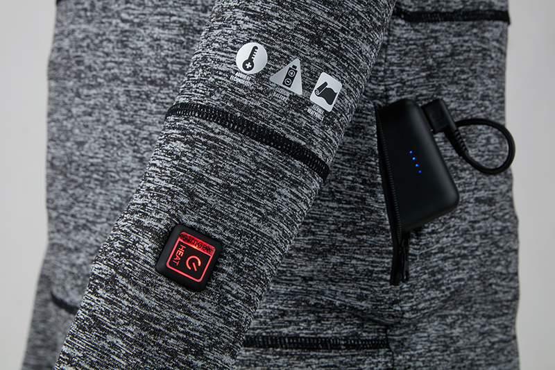 L'hiver a chauffé le polyester du coton 30% des sous-vêtements longs 70%