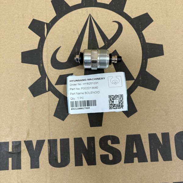 Piezas de excavadora BOSCH F002D13640 0330001040 ELECTROVÁLVULA DE PARADA DE COMBUSTIBLE 12v para Cummins 5.9 6B 6BT 6BTA 4BT 4BTA