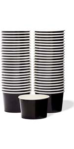 9-Oz Disposable Dessert Bowls For Hot Or Cold Food, 9-Ounce Party Supplies Treat Cups For Sundae, Frozen Yogurt