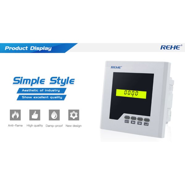 Superior Quality AC/DC Power Supply LCD Intelligent Single Phase Multi-function Power Meter