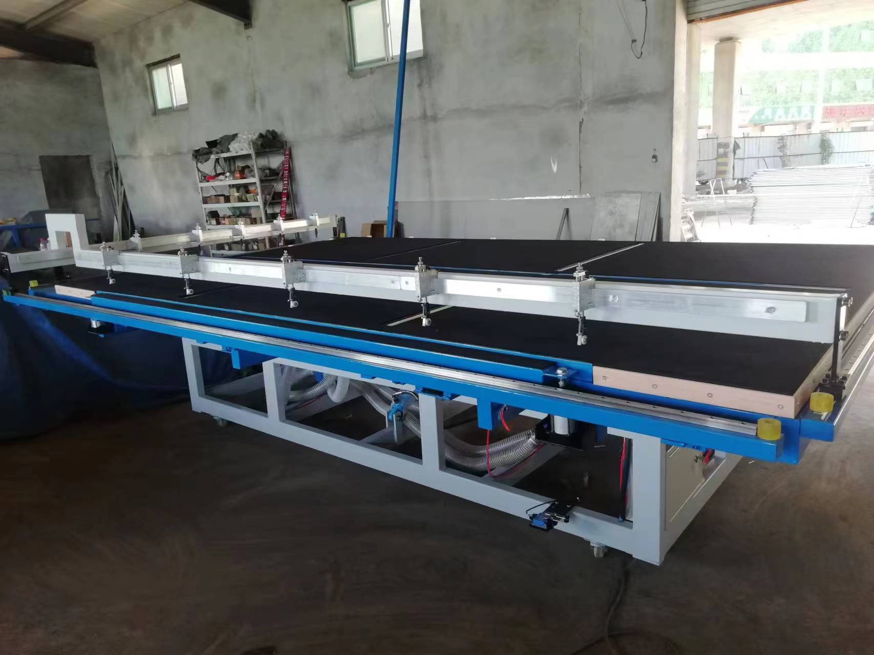 Effort-saving Air-float Glass Cutting Table With Tilting Mechanism For Easy Loading