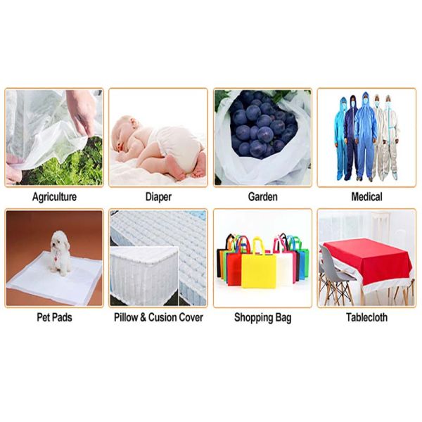 3200mm PP Spunbond Nonwoven Production Line SMS SMMS SSS  For Diaper