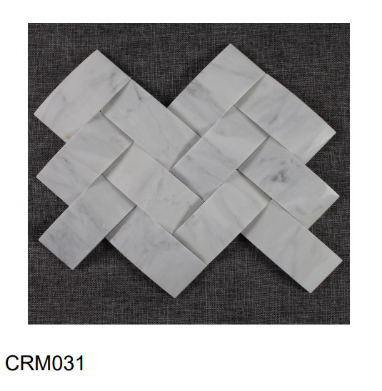 Modern Graphic Glazed Marble Tile Waterproof Interior Wall Stonetiles