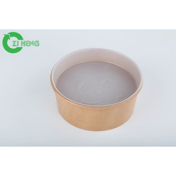 Пластмасса микроволны белая устранимая разделенная покрывает округлую форму 2 отсеков