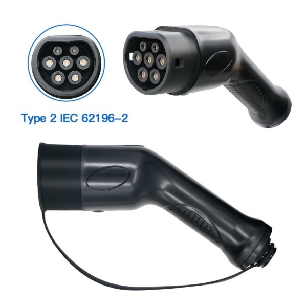 Тип 2 Женский электромобильный разъем 16A/32A/63A IEC 62196-2 Женский электромобильный разъем для электромобилей