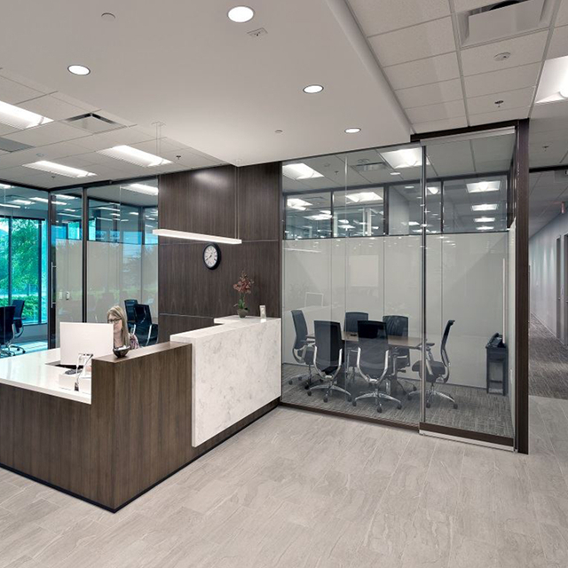 Стена разделов офисной мебели стеклянного экрана рассекателя передвижная для гостиницы 5 звезд