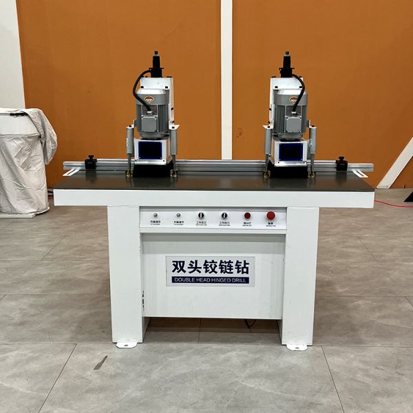 accuracy Cabinet Double Head Hinge Wood Boring Machine for Customer Requirements