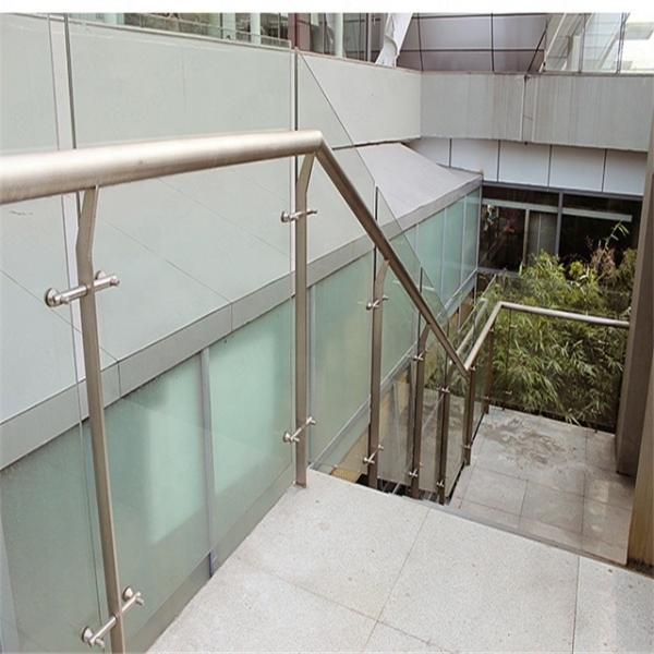 Modern Apartment Design Tempered Laminated Glass Stair Balustrade with CE Certification