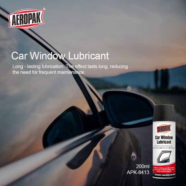 Aeropak 200ml Aerosol High Performance Door Window Lubricant Spray Prevent Noise Multipurpose Car Lubricant Oil Tinplate Can 3