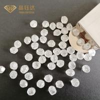 Diamantes sintéticos de 4CT 5CT HPHT Diamond Rough White Cultivated Loose