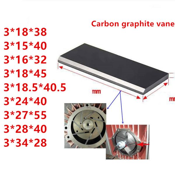 As Per Your Requirement Carbon Graphite Vane and Blade for Vacuum Pump from Suppliers