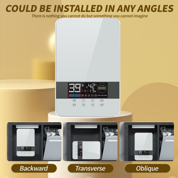 Bathroom / Kitchen Modern Hot Water Heater Wall Mount 8000W / 8500W