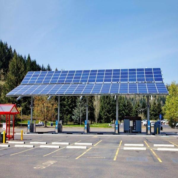 Outdoor Waterproof Arched Shape Pergola Carport Solar systems carport solar bracket
