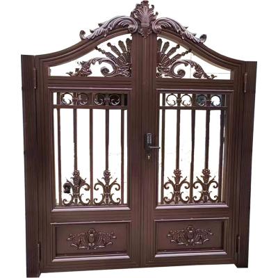 Porte de clôture en aluminium personnalisable et élégant pour votre sécurité extérieure