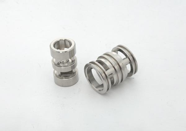 Stainless Steel Square / Cylindrical CNC Machined Components Anodized / Polished