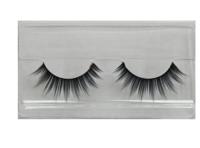 Custom Coloured False Eyelashes Handmade , Synthetic False Eyelashes
