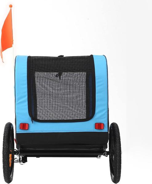 Dog Trailer, Medium Dog Buggy, Bicycle Trailer for Small and Medium Dogs Under 88 lbs