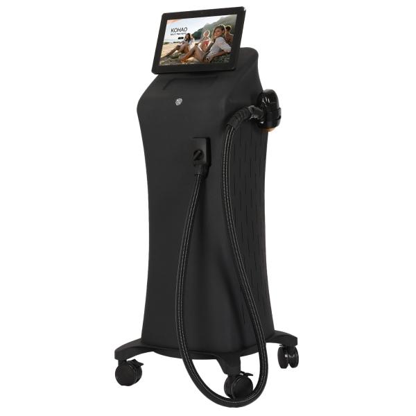 755 1064 808nm Professional Laser Hair Removal System , 3000W Laser Epilation Machine