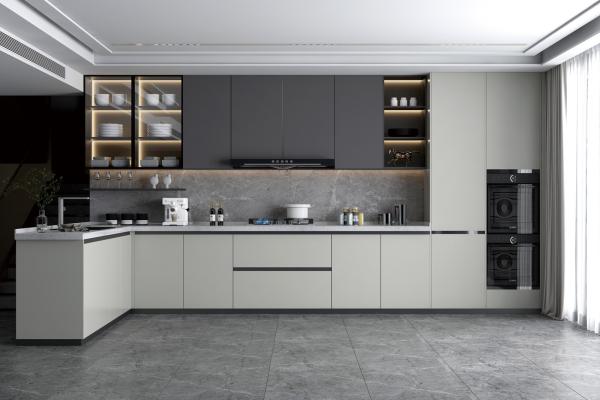 Custom Full Luxury Lacquer Double Sink Island Cabinets Kitchen Furniture Design Kitchen Cabinet Modern/kitchen Cabinet
