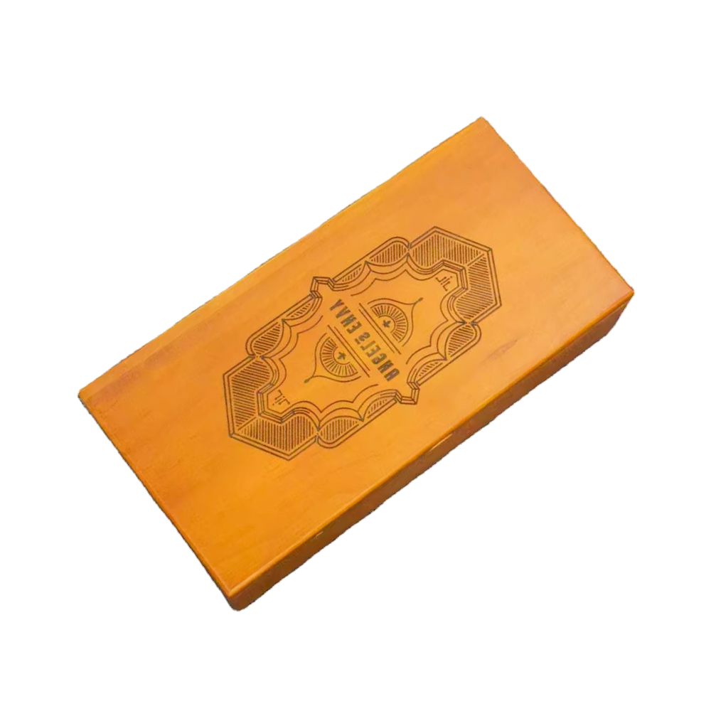 Luxury  Hand-polished Wood Maple Wood Wine Gift Packaging Box for Corporate