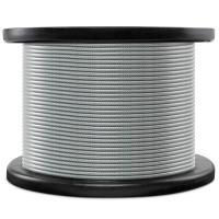 7x7 Fios galvanizados 3/32 PVC revestido com 3/16 para guindaste e elevação