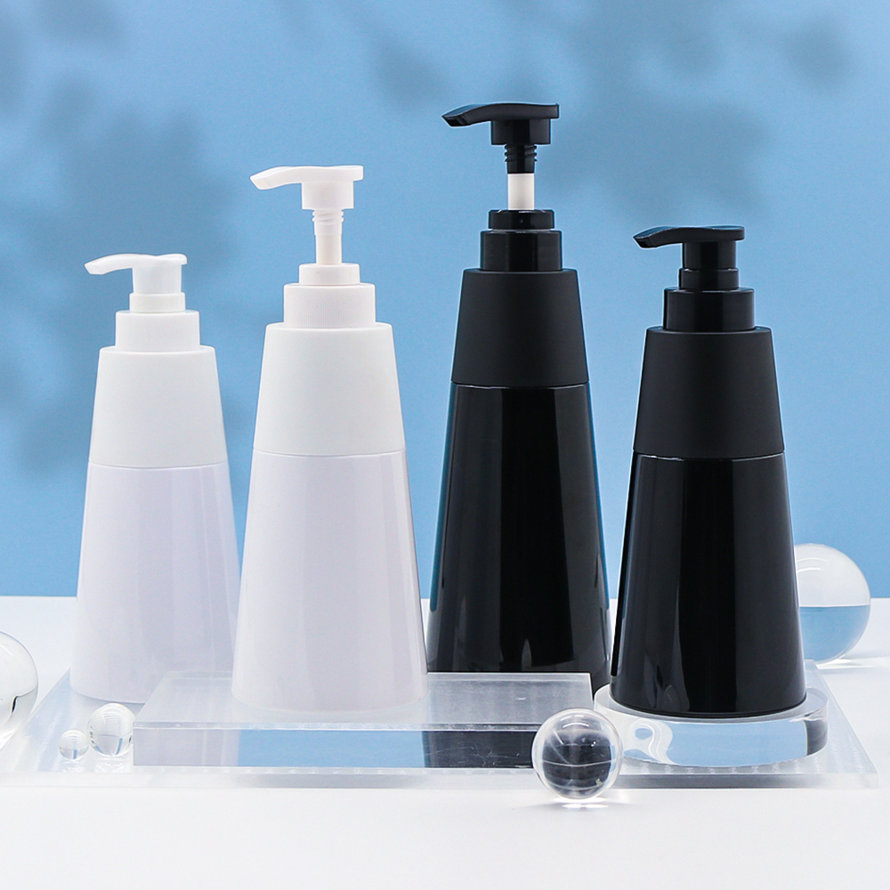 Food-Grade PET Plastic Lotion Bottle with Precise Pump Head and Customizable Capacity for Cosmetic Packaging