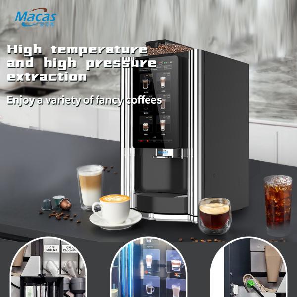 Une machine à café automatique 220V avec écran tactile de 15,6 pouces