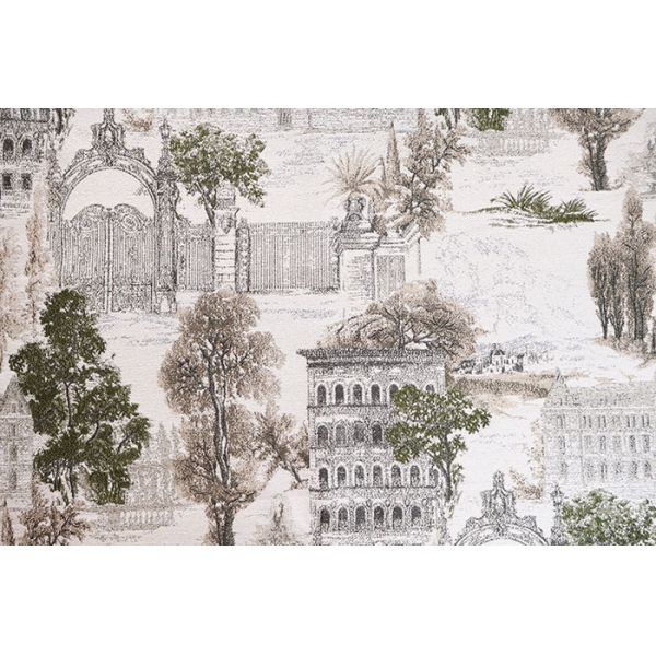 European Noble Classic Castle Jacquard Fabric For Home Textile