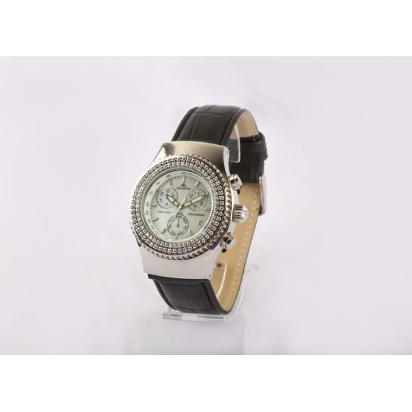 38.0mm Jewelry Multifunction Wrist Watch , Waterproof Wrist Watch