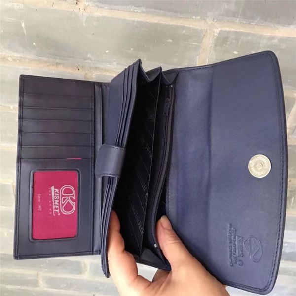 Authentic Exotic Stingray Skin  Women's Long Wallet Genuine Leather Lady Floral Clutch Purse Female Large Card Holders