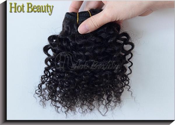 Grade 6A Kinky Curly Unprocessed Virgin Human Hair Extensions 100G Per Bundle