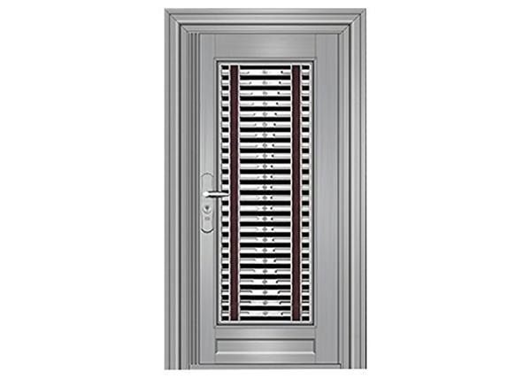 Fire Prevention Residential Steel Entry Doors Heat Insulation Various Type Available