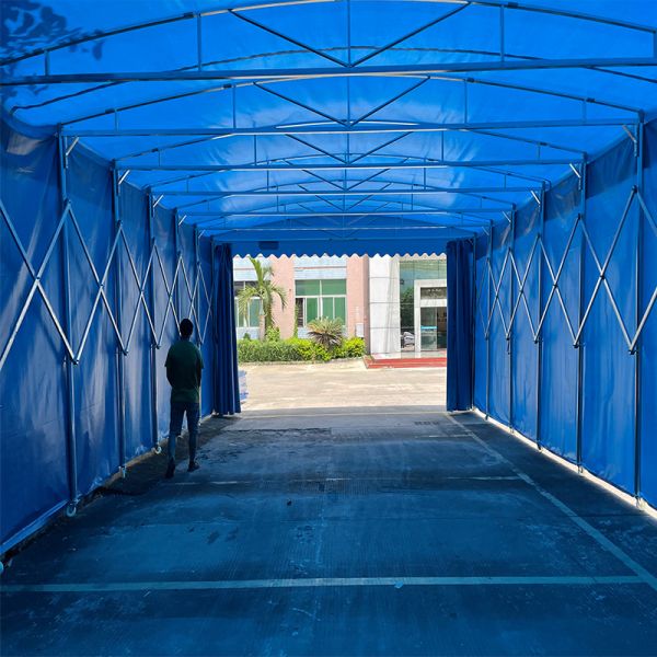 Retractable Outdoor Folding Tent for Big Clear Span Storage and Customized Printing