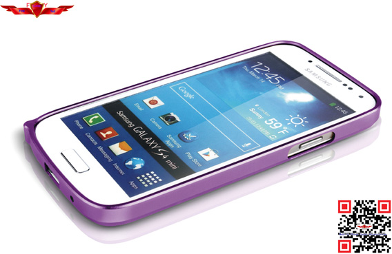 Fashion Design Ultra Thin 0.7MM Aluminum Bumper For Samsung Galaxy S4 Mini Multi Color