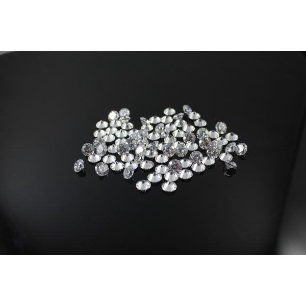 DEF White Loose Moissanite Diamond 0.5ct 5mm Round Excellent Cut