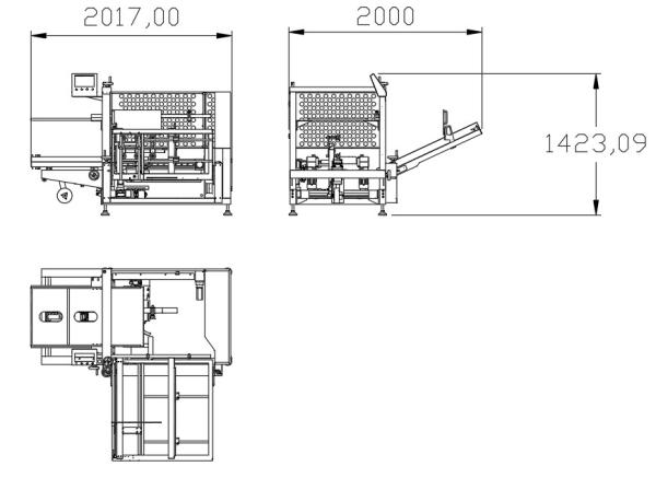 DKXM500 Carton Automatic Unpacking Machine Ton Bag Packing Machine